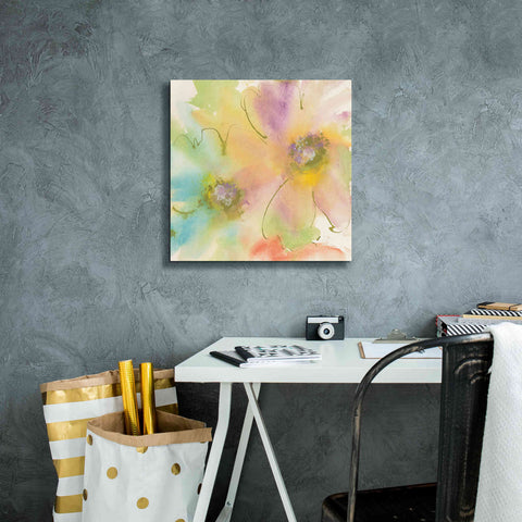 Image of 'Rainbow Cosmos II' by Chris Paschke, Canvas Wall Art,18 x 18