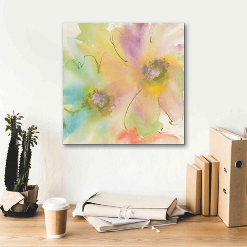 Image of 'Rainbow Cosmos II' by Chris Paschke, Canvas Wall Art,18 x 18