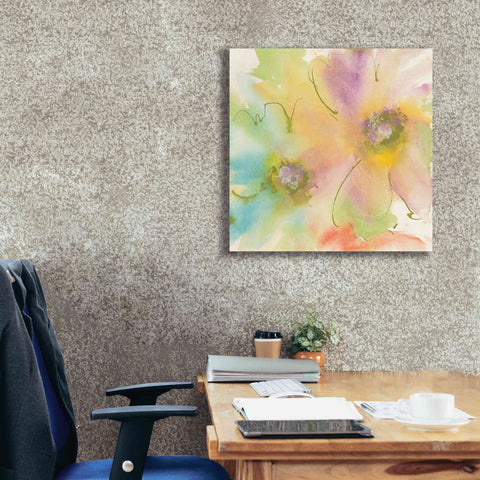 Image of 'Rainbow Cosmos II' by Chris Paschke, Canvas Wall Art,26 x 26