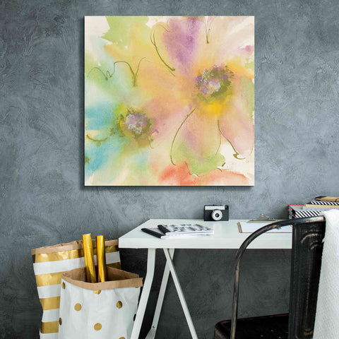Image of 'Rainbow Cosmos II' by Chris Paschke, Canvas Wall Art,26 x 26