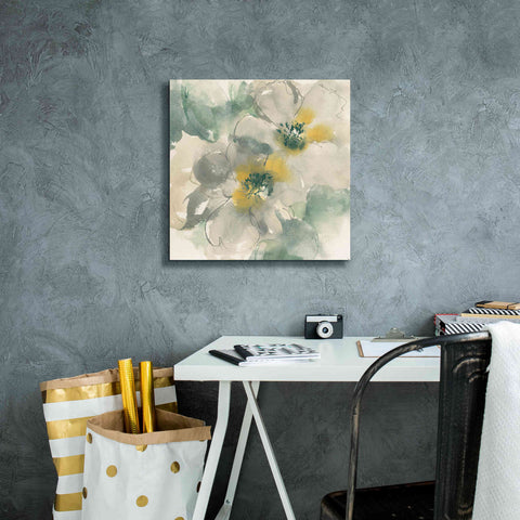 Image of 'Silver Quince I' by Chris Paschke, Canvas Wall Art,18 x 18