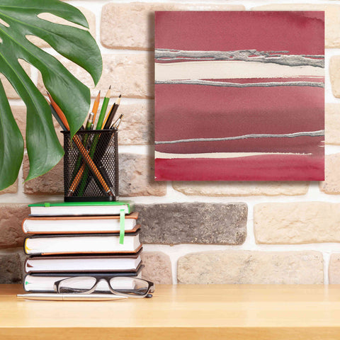Image of 'Silver Rose II' by Chris Paschke, Canvas Wall Art,12 x 12