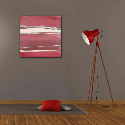 Image of 'Silver Rose II' by Chris Paschke, Canvas Wall Art,26 x 26