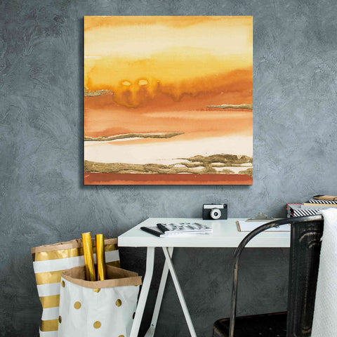 Image of 'Gilded Amber I' by Chris Paschke, Canvas Wall Art,26 x 26