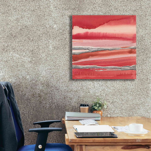 Image of 'Silver Marsh' by Chris Paschke, Canvas Wall Art,26 x 26
