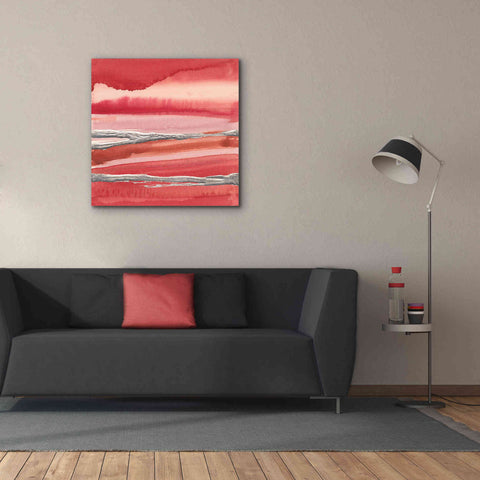 Image of 'Silver Marsh' by Chris Paschke, Canvas Wall Art,37 x 37