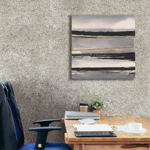 Image of 'Gilded Grey I' by Chris Paschke, Canvas Wall Art,26 x 26