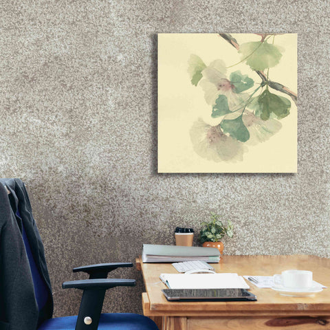 Image of 'Gingko Leaves II' by Chris Paschke, Canvas Wall Art,26 x 26