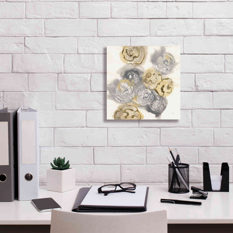 Image of 'Gold Edged Neutral I' by Chris Paschke, Canvas Wall Art,12 x 12