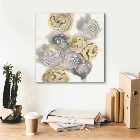Image of 'Gold Edged Neutral I' by Chris Paschke, Canvas Wall Art,18 x 18