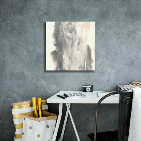 Image of 'Pale Taupe I' by Chris Paschke, Giclee Canvas Wall Art,18 x 18