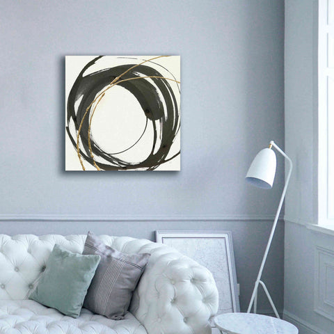Image of 'Gilded Enso IV' by Chris Paschke, Giclee Canvas Wall Art,37 x 37