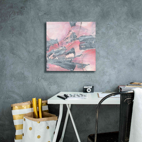 Image of 'Whitewashed Blush III' by Chris Paschke, Giclee Canvas Wall Art,18 x 18
