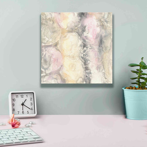 Image of 'Blush Circles I' by Chris Paschke, Giclee Canvas Wall Art,12 x 12