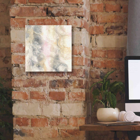 Image of 'Blush Circles II' by Chris Paschke, Giclee Canvas Wall Art,12 x 12