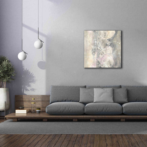 Image of 'Blushing Snowflakes I' by Chris Paschke, Giclee Canvas Wall Art,37 x 37