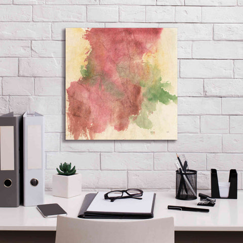 Image of 'Rouge Growth II' by Chris Paschke, Giclee Canvas Wall Art,18 x 18