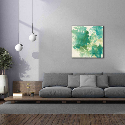 Image of 'Mossy Rock I' by Chris Paschke, Giclee Canvas Wall Art,37 x 37