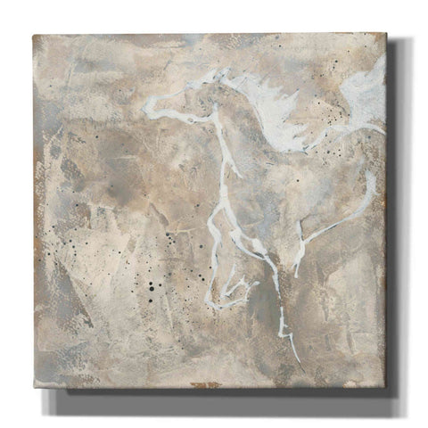 Image of 'White Horse II' by Chris Paschke, Giclee Canvas Wall Art