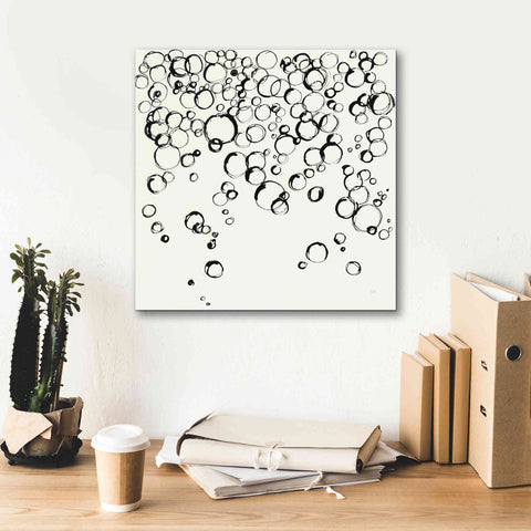 Image of 'Bubbles III' by Chris Paschke, Giclee Canvas Wall Art,18 x 18