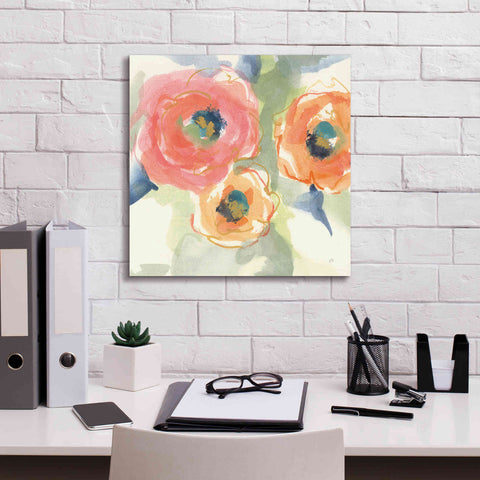 Image of 'Buttercup II' by Chris Paschke, Giclee Canvas Wall Art,18 x 18