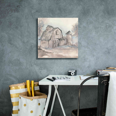 Image of 'Barn V' by Chris Paschke, Giclee Canvas Wall Art,18 x 18