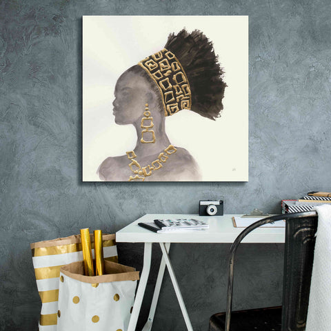 Image of 'Headdress Beauty II' by Chris Paschke, Giclee Canvas Wall Art,26 x 26