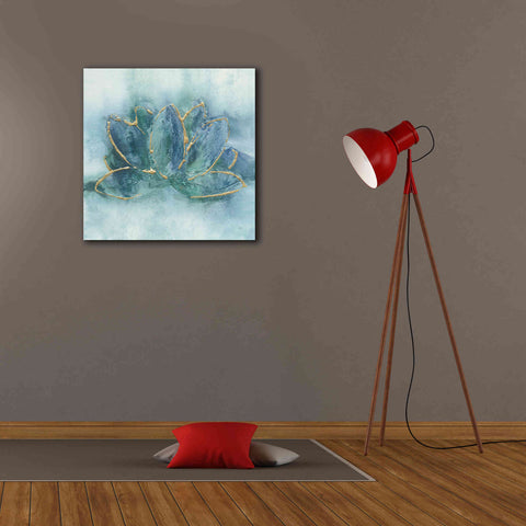Image of 'Buddha Lotus' by Chris Paschke, Giclee Canvas Wall Art,26 x 26