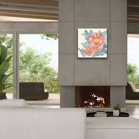 Image of 'Peony In The Pink II' by Chris Paschke, Giclee Canvas Wall Art,26 x 26