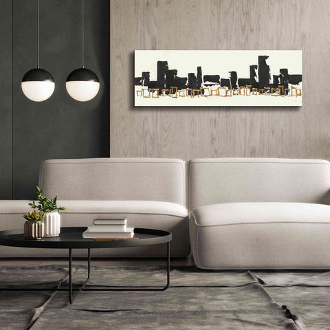 Image of 'Gilded Boxes I' by Chris Paschke, Giclee Canvas Wall Art,60 x 20