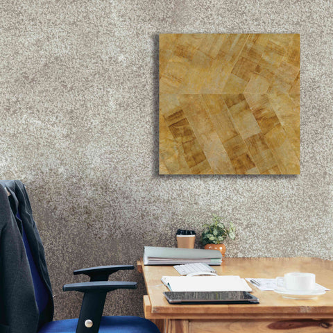 Image of 'Gilded Herringbone II' by Chris Paschke, Giclee Canvas Wall Art,26 x 26