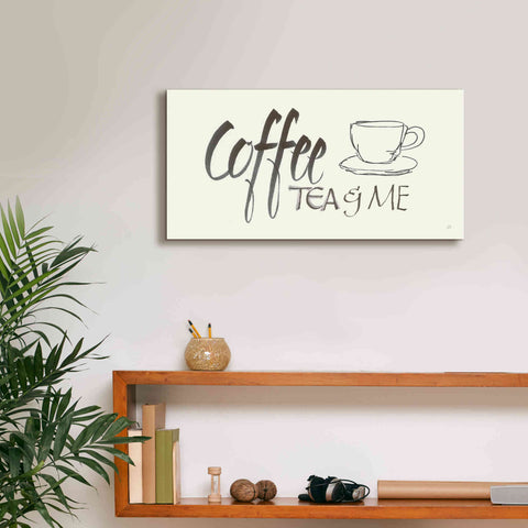 Image of 'Coffee Sayings II' by Chris Paschke, Giclee Canvas Wall Art,24 x 12