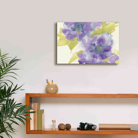 Image of 'VIolet And Gray II' by Chris Paschke, Giclee Canvas Wall Art,18 x 12