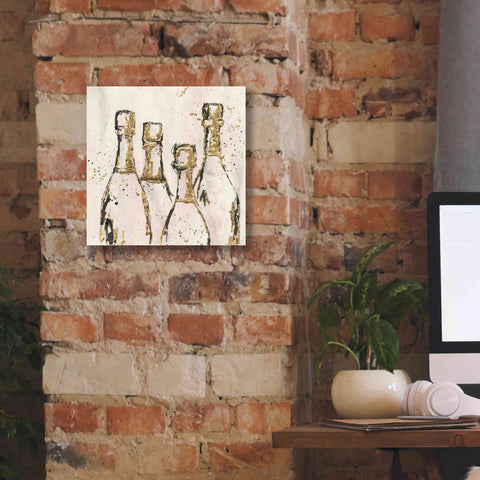 Image of 'Champagne Is Grand I' by Chris Paschke, Giclee Canvas Wall Art,12 x 12