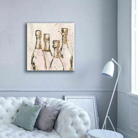 Image of 'Champagne Is Grand I' by Chris Paschke, Giclee Canvas Wall Art,37 x 37