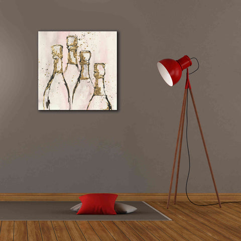 Image of 'Champagne Is Grand II' by Chris Paschke, Giclee Canvas Wall Art,26 x 26