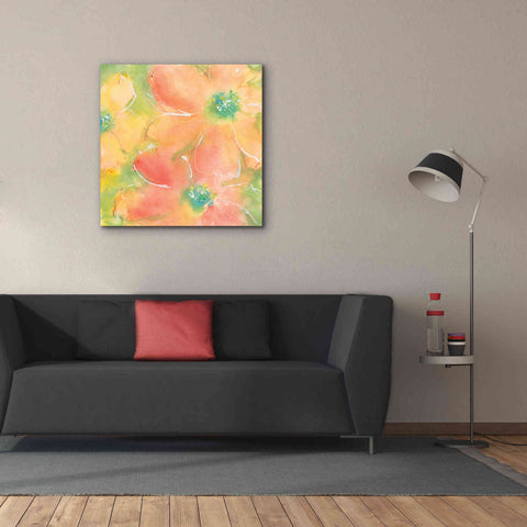 Image of 'Summer Cosmos II' by Chris Paschke, Giclee Canvas Wall Art,37 x 37