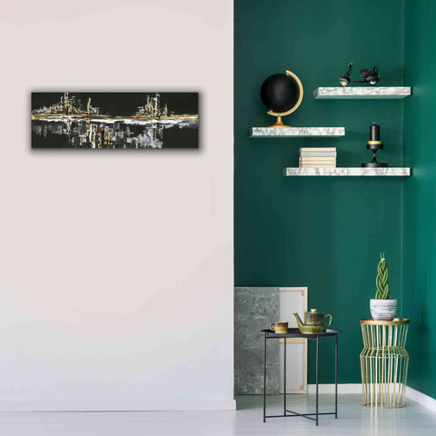 Image of 'Urban Gold I' by Chris Paschke, Giclee Canvas Wall Art,36 x 12