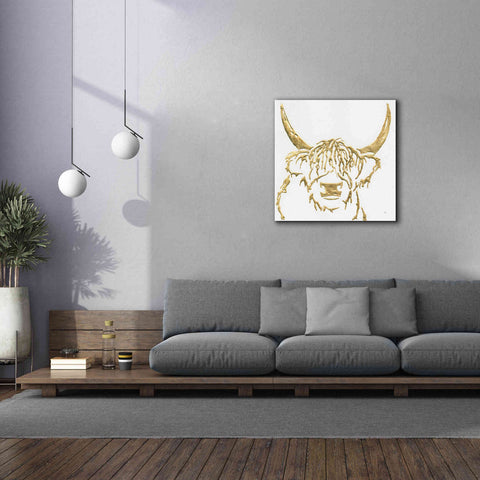 Image of 'Gilded Highlander I' by Chris Paschke, Giclee Canvas Wall Art,37 x 37