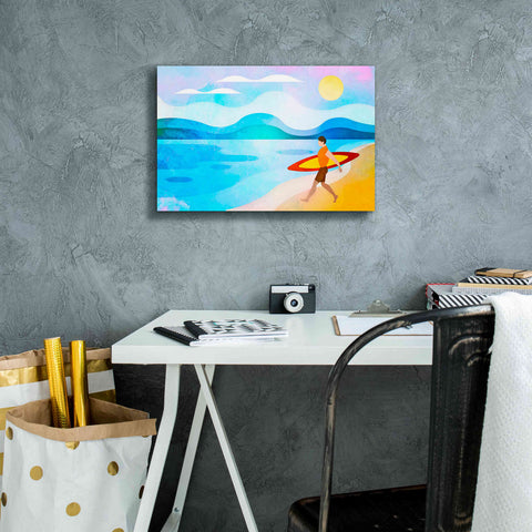 Image of 'Surfers Paradise' by Andrea Haase, Giclee Canvas Wall Art,18 x 12