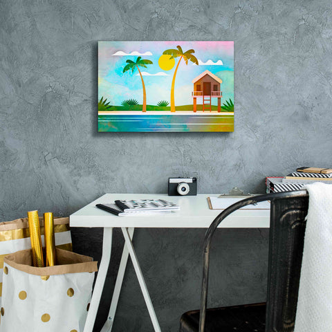 Image of 'Exotic Hideaway' by Andrea Haase, Giclee Canvas Wall Art,18 x 12