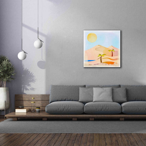 Image of 'Oasis Sunset' by Andrea Haase, Giclee Canvas Wall Art,37 x 37