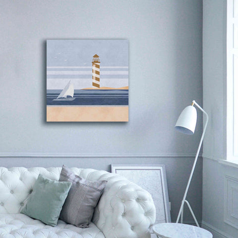 Image of 'cape Cod Lighthouse' by Andrea Haase, Giclee Canvas Wall Art,37 x 37