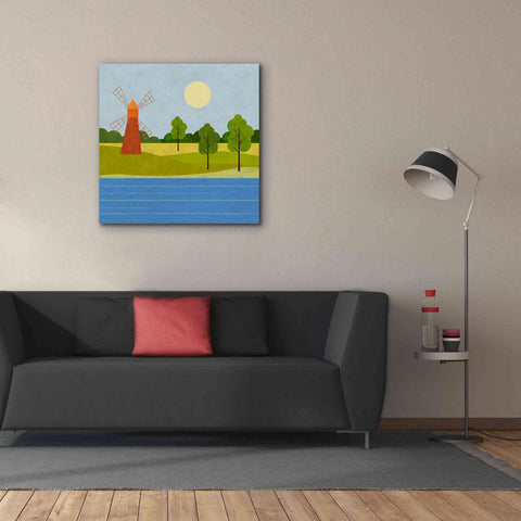 Image of 'The Old Windmill' by Andrea Haase, Giclee Canvas Wall Art,37 x 37