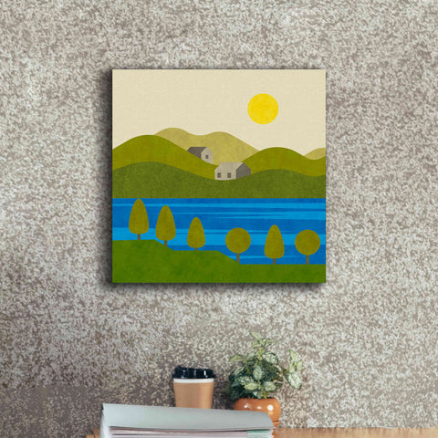 Image of 'River View' by Andrea Haase, Giclee Canvas Wall Art,18 x 18