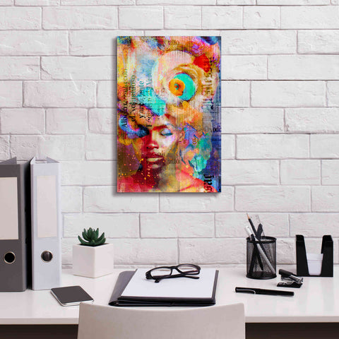 Image of 'New York City Girl' by Andrea Haase, Giclee Canvas Wall Art,12 x 18