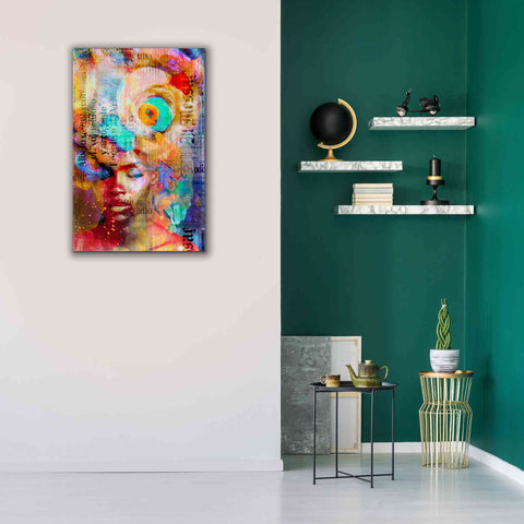 Image of 'New York City Girl' by Andrea Haase, Giclee Canvas Wall Art,26 x 40