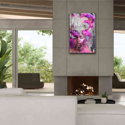 Image of 'New York City Girl Pink' by Andrea Haase, Giclee Canvas Wall Art,26 x 40