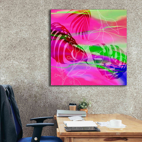 Image of 'Tropical Vibe' by Andrea Haase, Giclee Canvas Wall Art,37 x 37