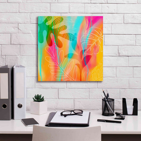 Image of 'Tropical Journey' by Andrea Haase, Giclee Canvas Wall Art,18 x 18